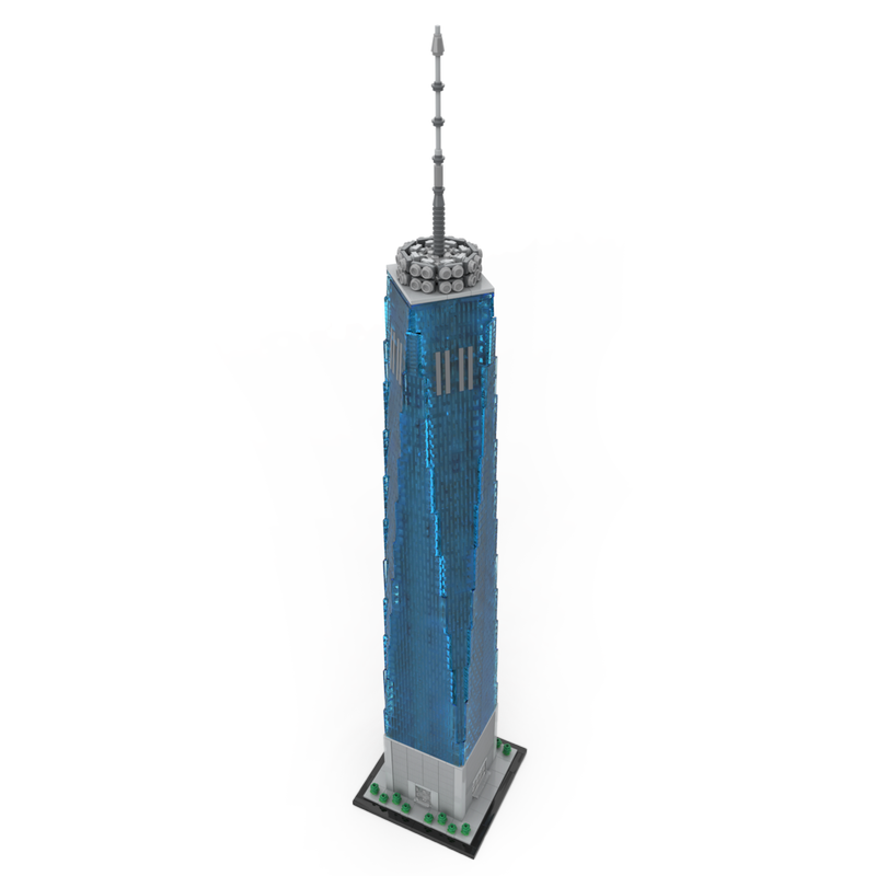Moc The One World Trade Center 1:800 Scale-marstoy