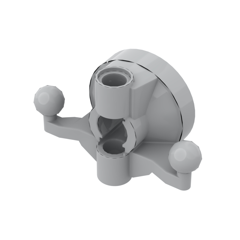 Technic Steering Wheel Hub Holder with 2 Pin Holes and 2 Tow Ball Arms-marstoy