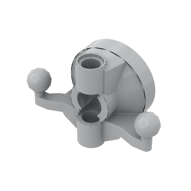 Technic Steering Wheel Hub Holder with 2 Pin Holes and 2 Tow Ball Arms-marstoy