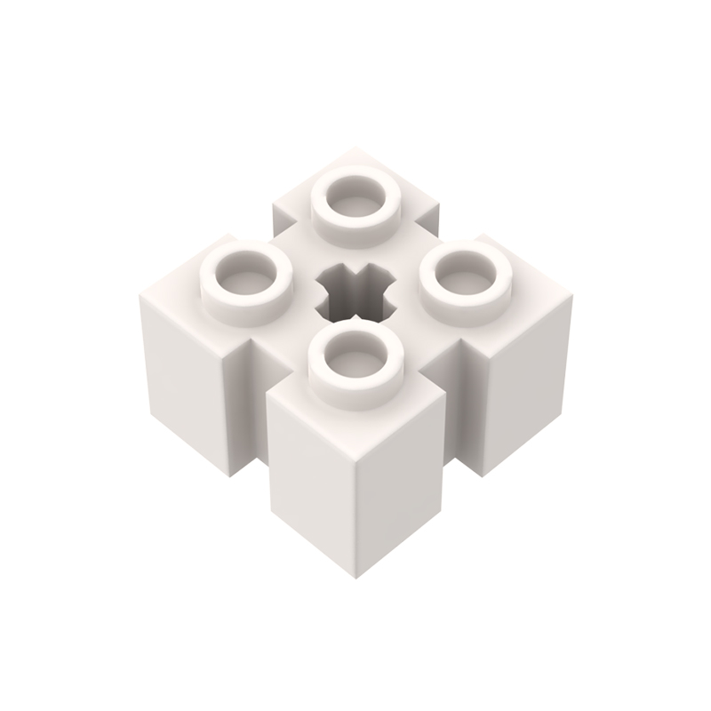 Brick Modified 2 x 2 with Grooves and Axle Hole-marstoy