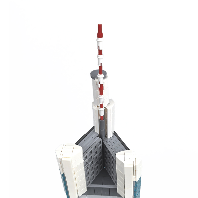 Moc The Commerzbank Tower 1:800 Scale-marstoy