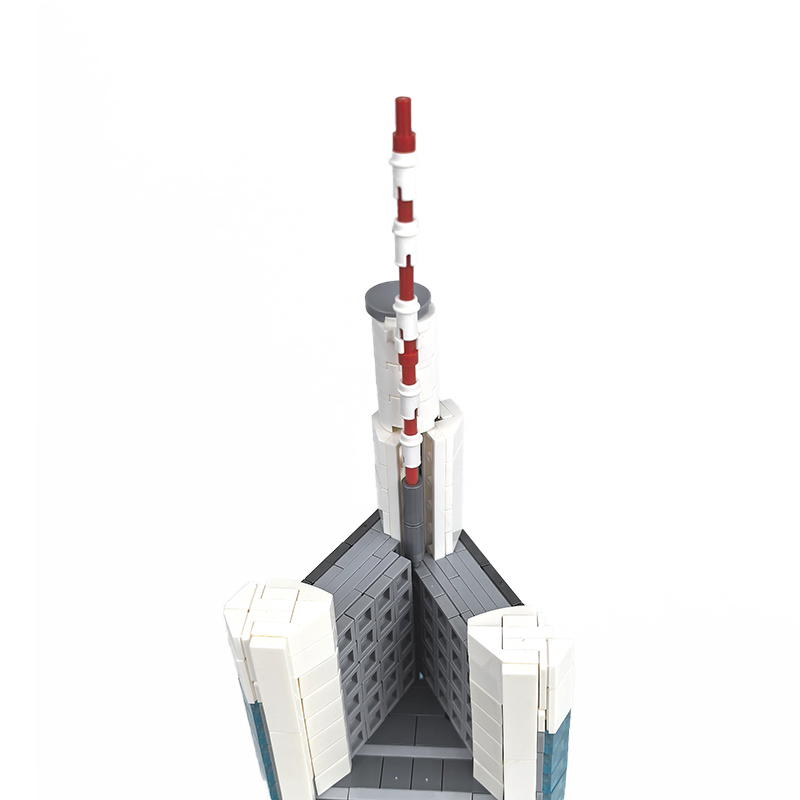 Moc The Commerzbank Tower 1:800 Scale-marstoy