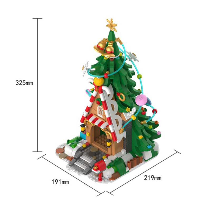 The Christmas Elf Tree House-marstoy