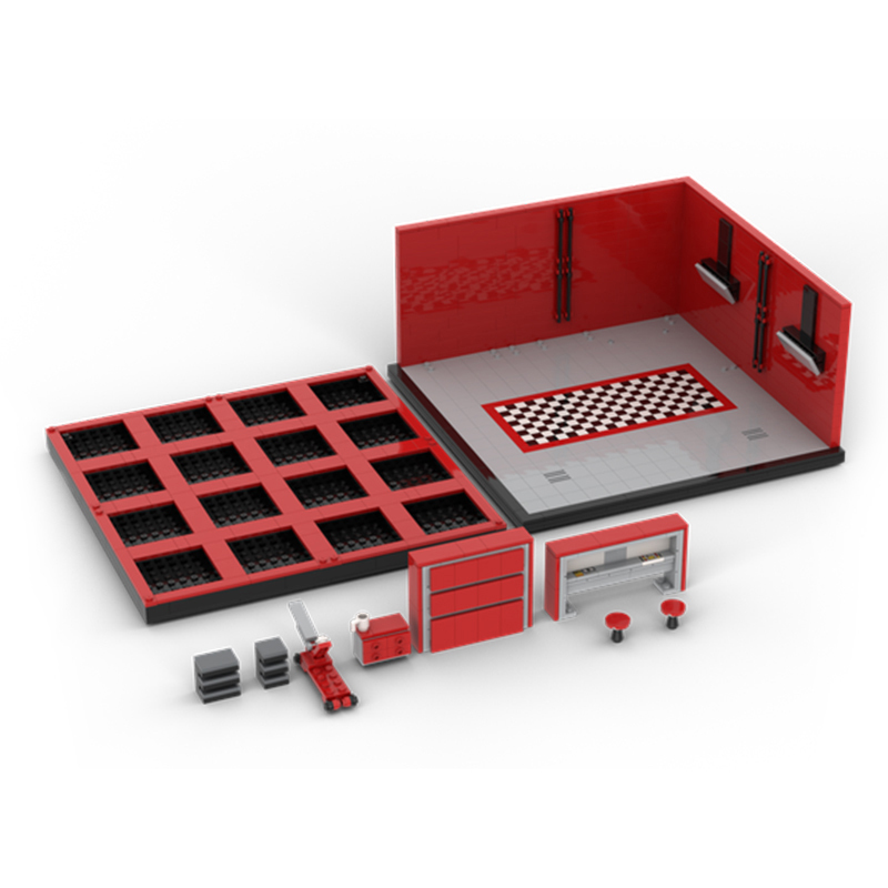 Moc The Speed Champions Display Stage-marstoy