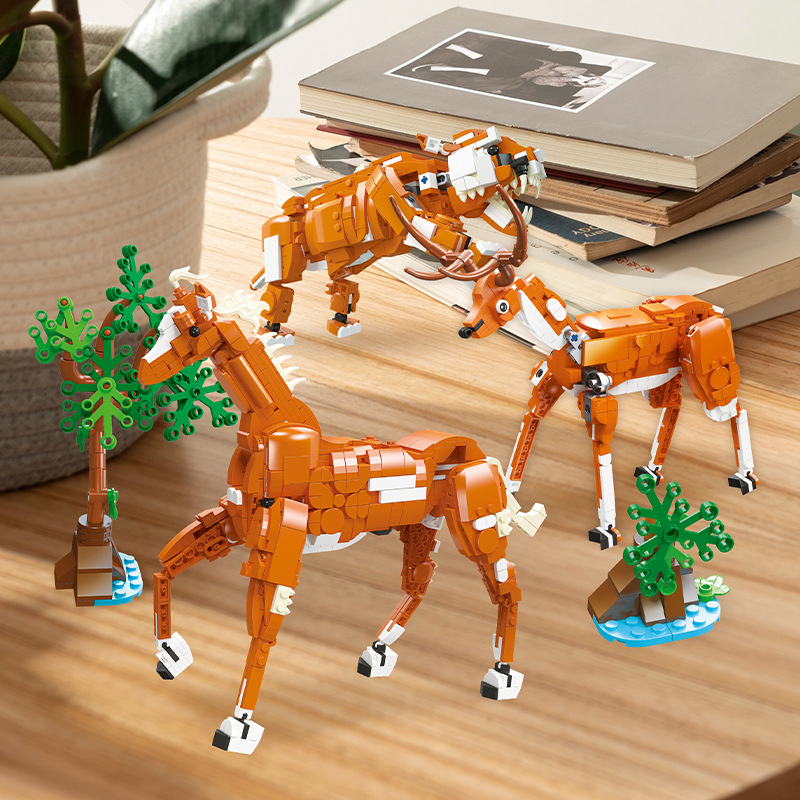 The Wild Animals: Tigers, Horses, Deer-marstoy