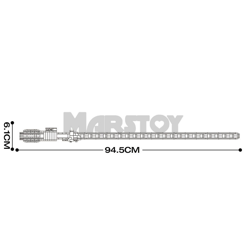 The Blue Lightsaber-marstoy