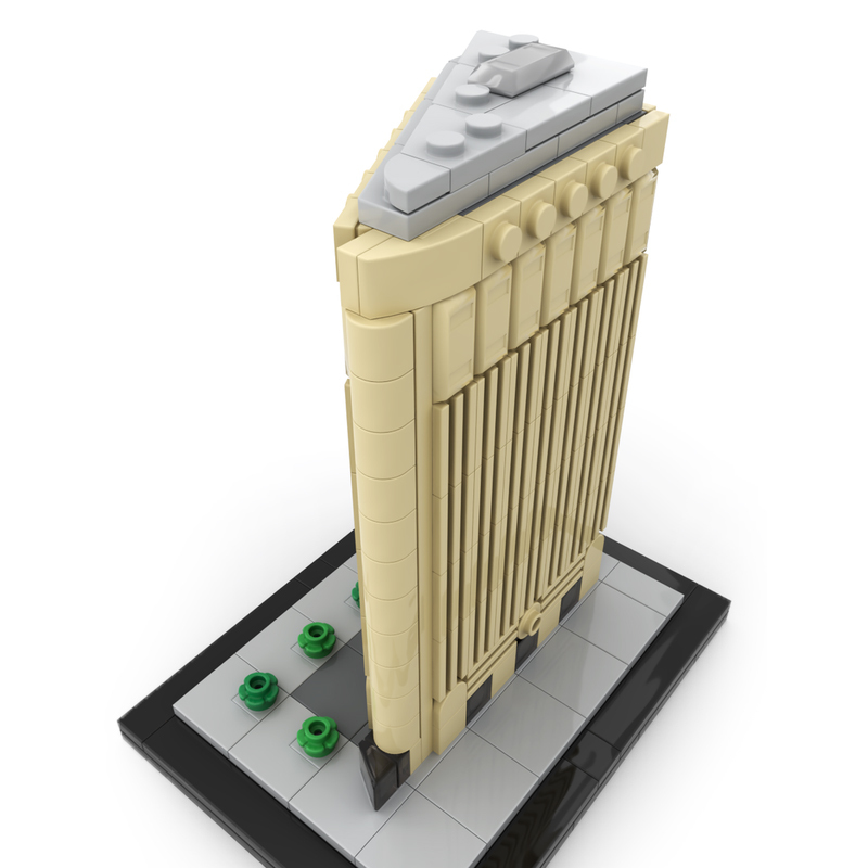 Moc The Flatiron Building 1:800 Scale-marstoy