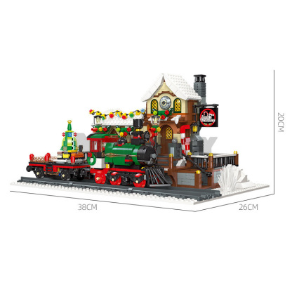 The Railway Station At Christmas-marstoy