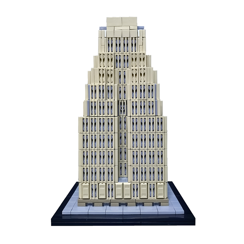 Moc The New Yorker (Wyndham Hotel) 1:800 Scale-marstoy