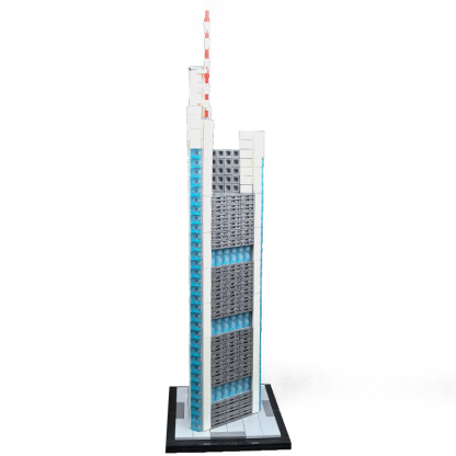 Moc The Commerzbank Tower 1:800 Scale-marstoy