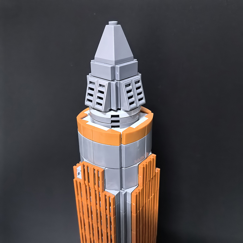 Moc The Messeturm (Messe Tower) 1:800 Scale-marstoy