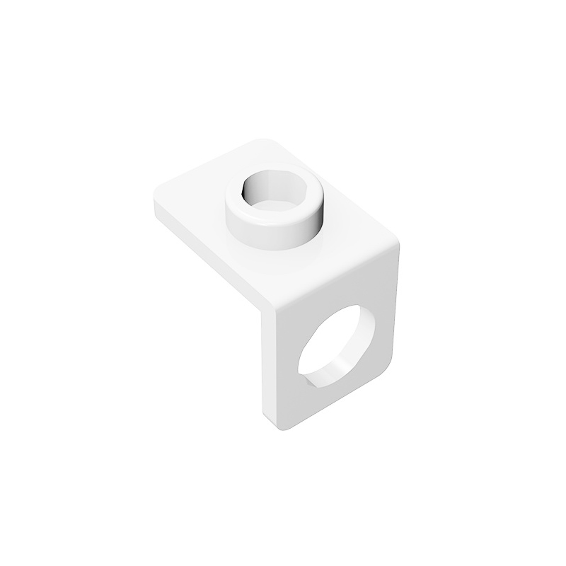 Minifigure Neck Bracket with Back Stud - Thin Back Wall-marstoy