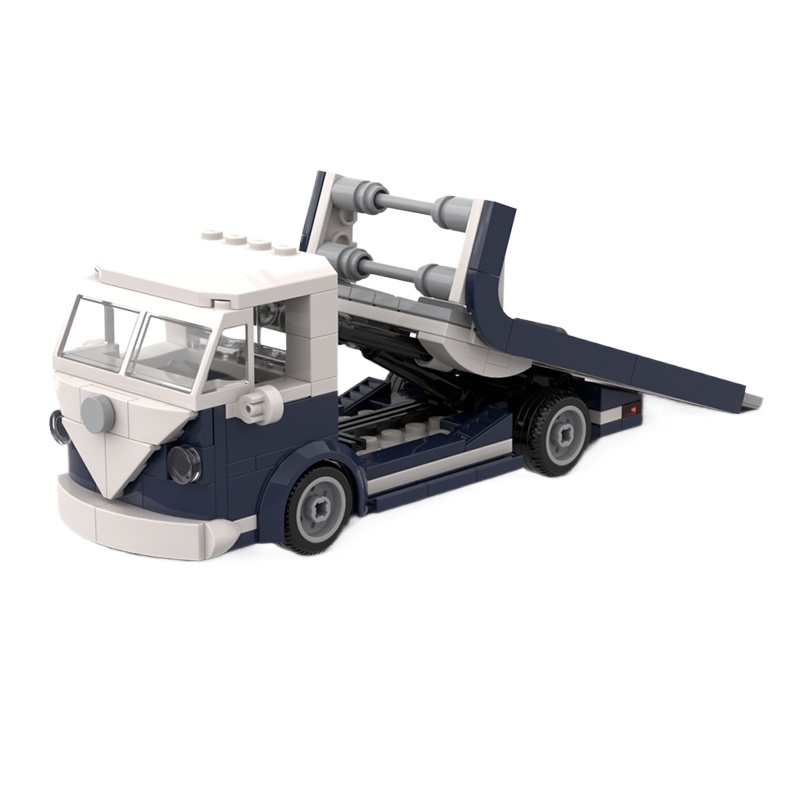 Moc The Volkswagen T1 - Minifigure Scale | Tow Truck-marstoy