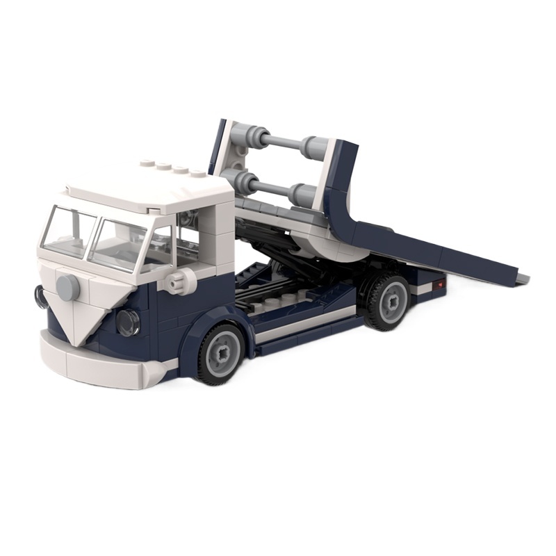 Moc The Volkswagen T1 - Minifigure Scale | Tow Truck-marstoy