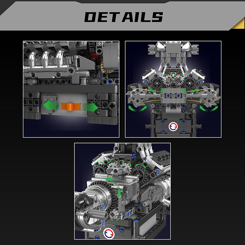 The MCL SuperCar V8 Engine-marstoy
