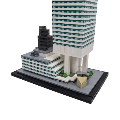 Moc The Citigroup Center (Citicorp Center) 1:800 Scale-marstoy
