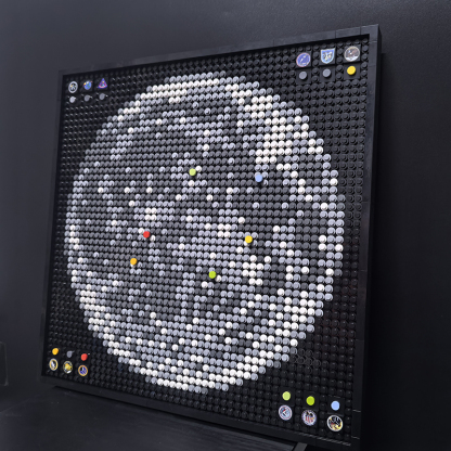 Moc The Apollo Program Moon Landing Sites – Mosaic-marstoy