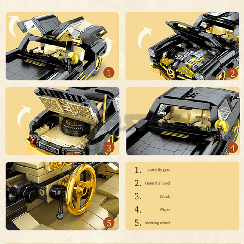 The Mercedes Benz 300SL Gullwing-marstoy