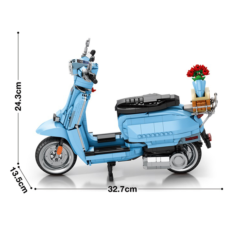 The Retro Scooter Blue-marstoy