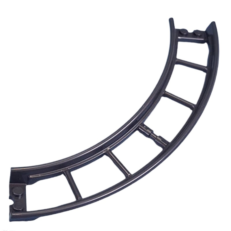 Train, Track Roller Coaster Curve, 90 degrees, 3 Bricks Elevation-marstoy