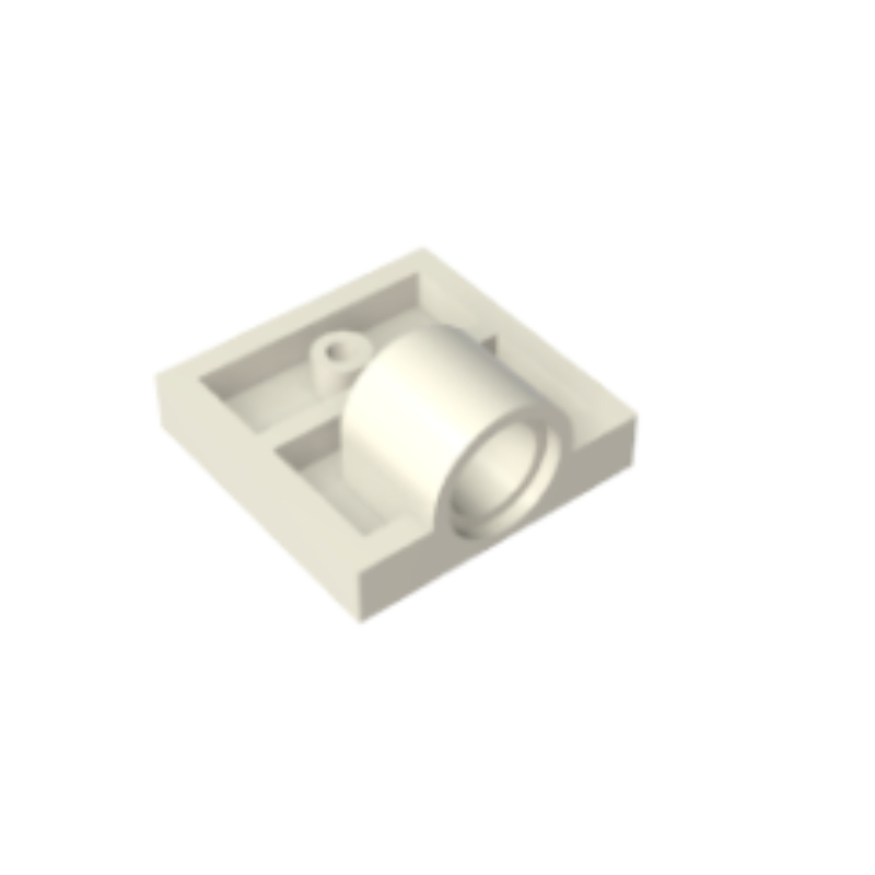 Plate Modified 2 x 2 with Pin Hole-marstoy