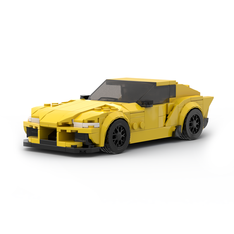 Moc The GR Supra - Yellow-marstoy