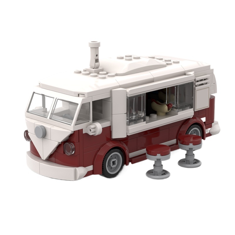 Moc The Volkswagen T1 - Minifigure Scale-marstoy