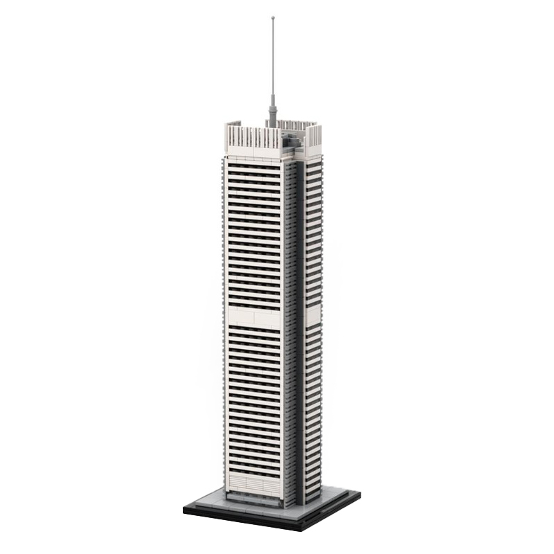 Moc The New York Times Building / Tower 1:800 Scale-marstoy