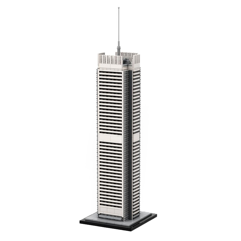 Moc The New York Times Building / Tower 1:800 Scale-marstoy
