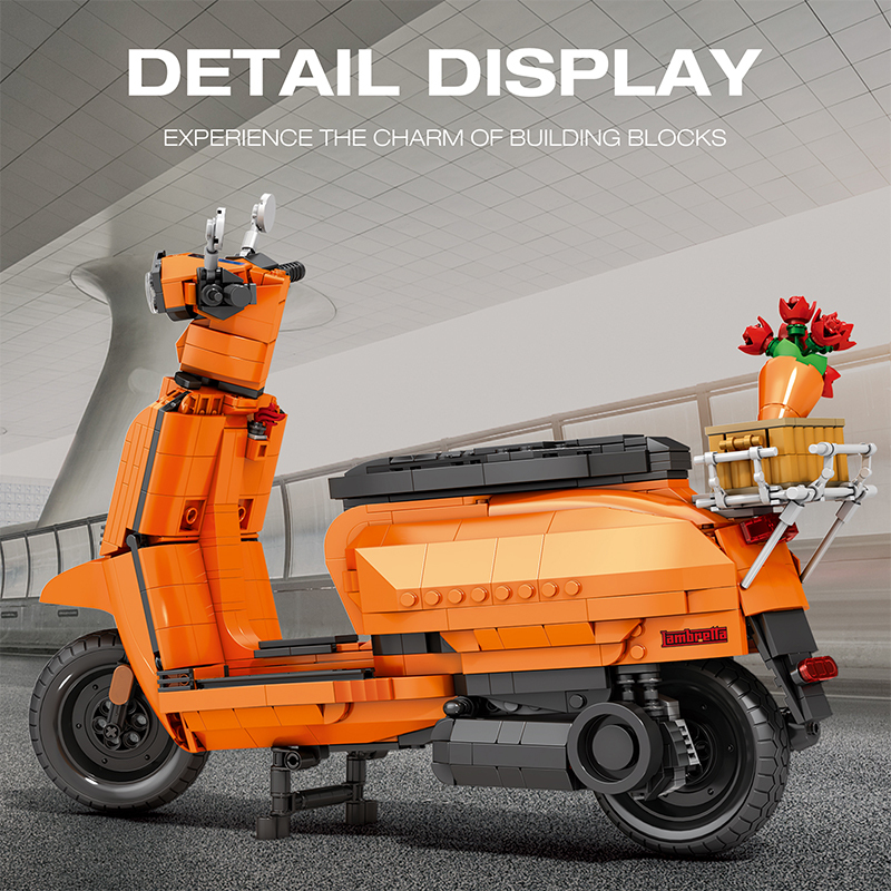 The Retro Scooter Orange-marstoy