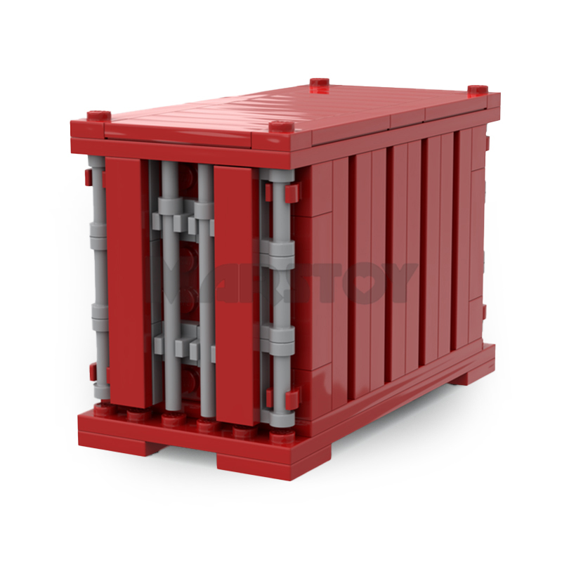 Moc The TTX Well Cars + Containers-marstoy