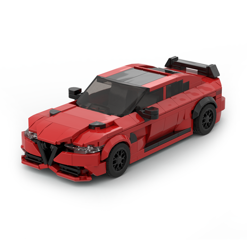 Moc The Giulia GTAm - Red-marstoy