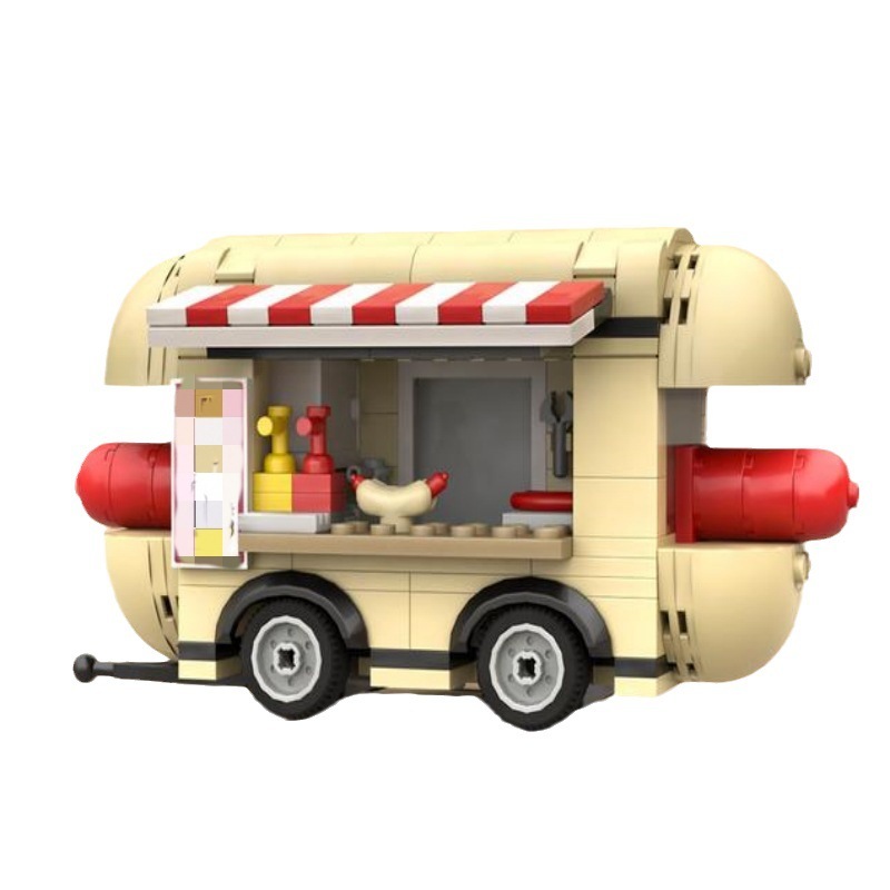 Moc The Hotdog Trailer-marstoy