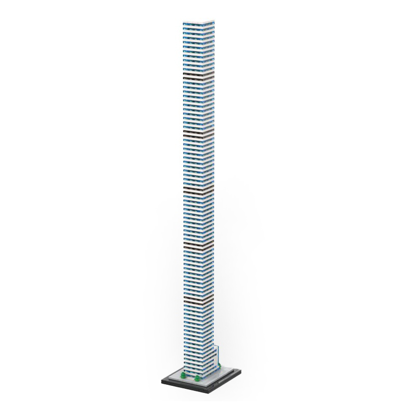 Moc The 432 Park Avenue 1:800 Scale-marstoy