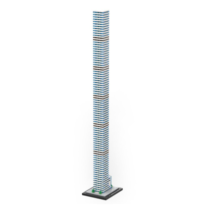 Moc The 432 Park Avenue 1:800 Scale-marstoy