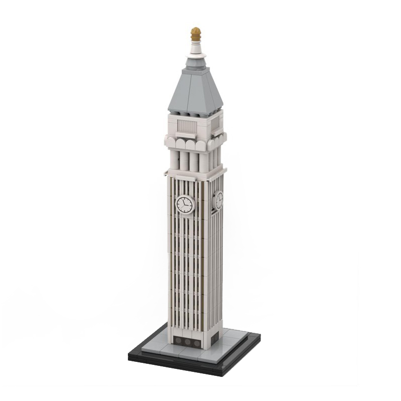 Moc The Metropolitan Life Tower 1:800 Scale-marstoy