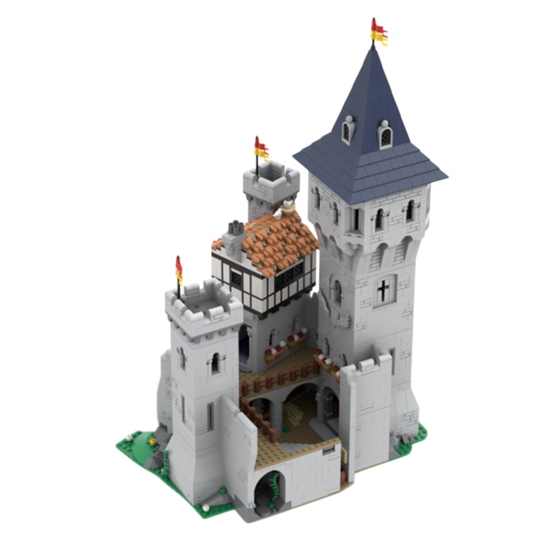 Moc The Keep and Low Courtyard-marstoy