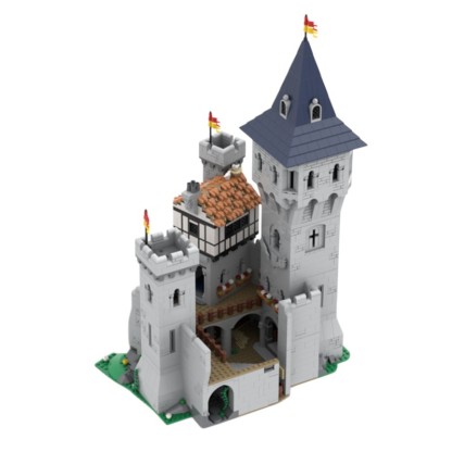 Moc The Keep and Low Courtyard-marstoy