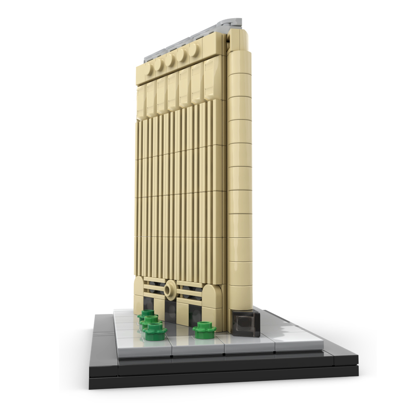 Moc The Flatiron Building 1:800 Scale-marstoy