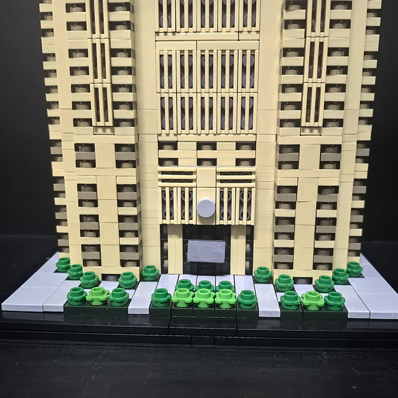 Moc The Tokyo Metropolitan Government Building 1:800 Scale (Tochō)-marstoy