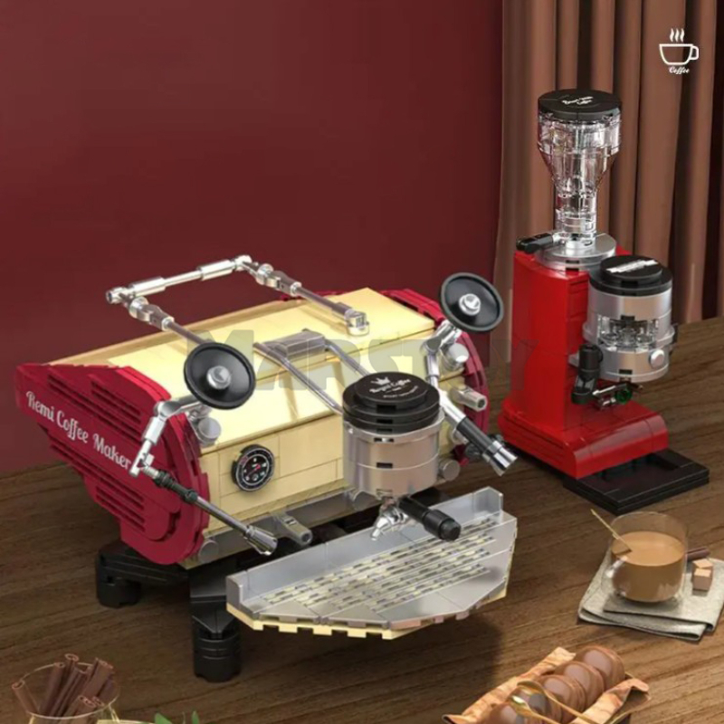 The Coffee Machine + Bean Grinder-marstoy