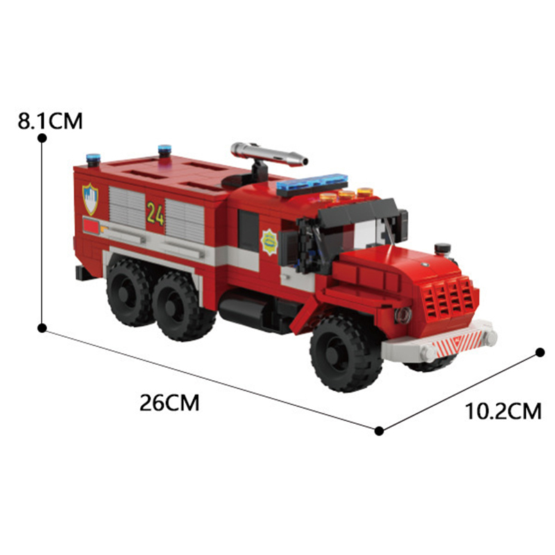 The Vintage 4320 Fire Truck 6X6-marstoy