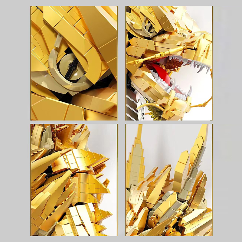 The Golden Dragon Head-marstoy