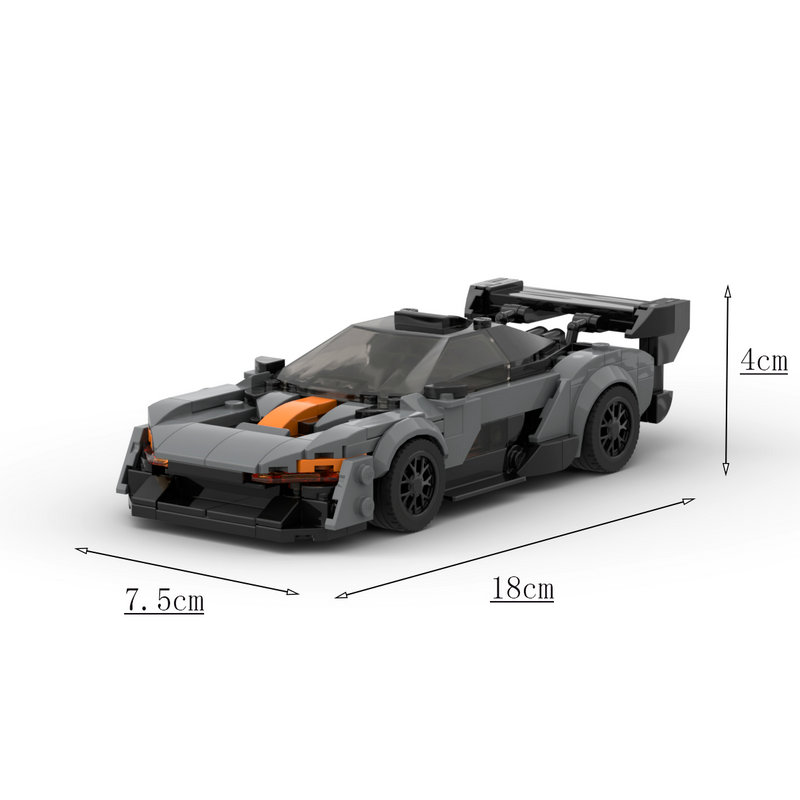 Moc The McLaren Senna GTR - Gray-marstoy