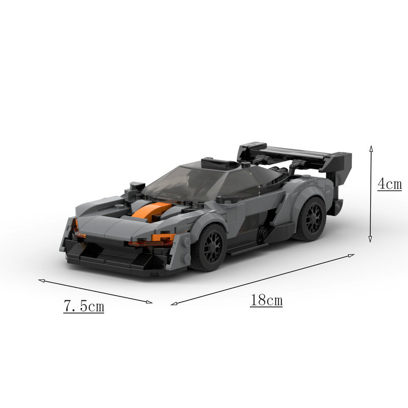 Moc The McLaren Senna GTR - Gray-marstoy