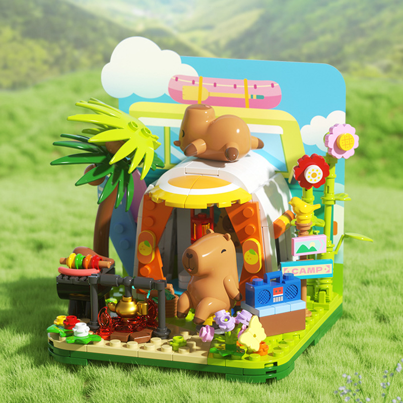 The Capybara Camping-marstoy