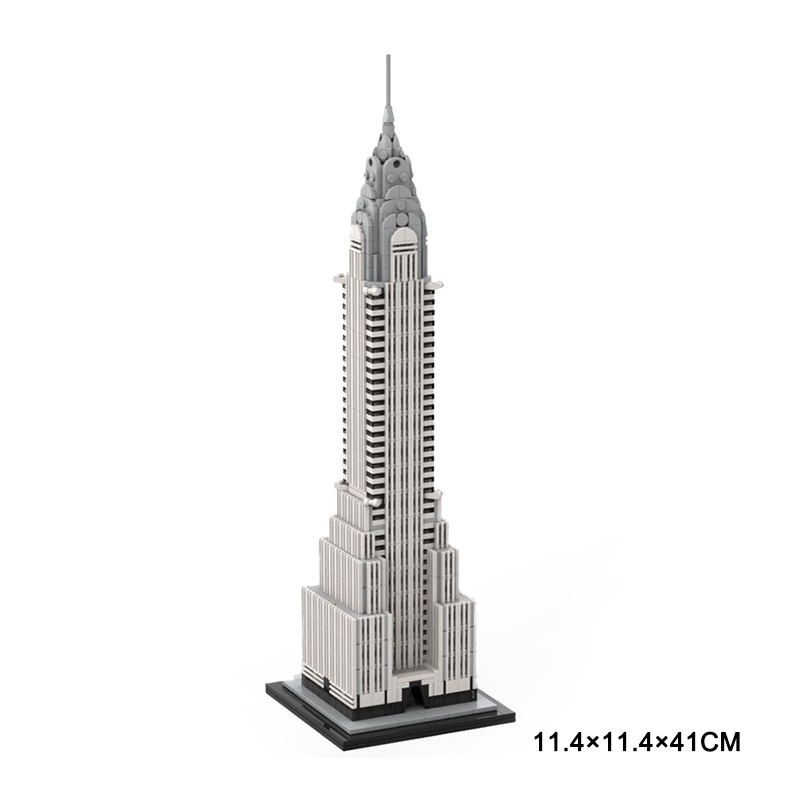 Moc The Chrysler Building 1:800 Scale-marstoy