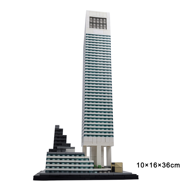 Moc The Citigroup Center (Citicorp Center) 1:800 Scale-marstoy