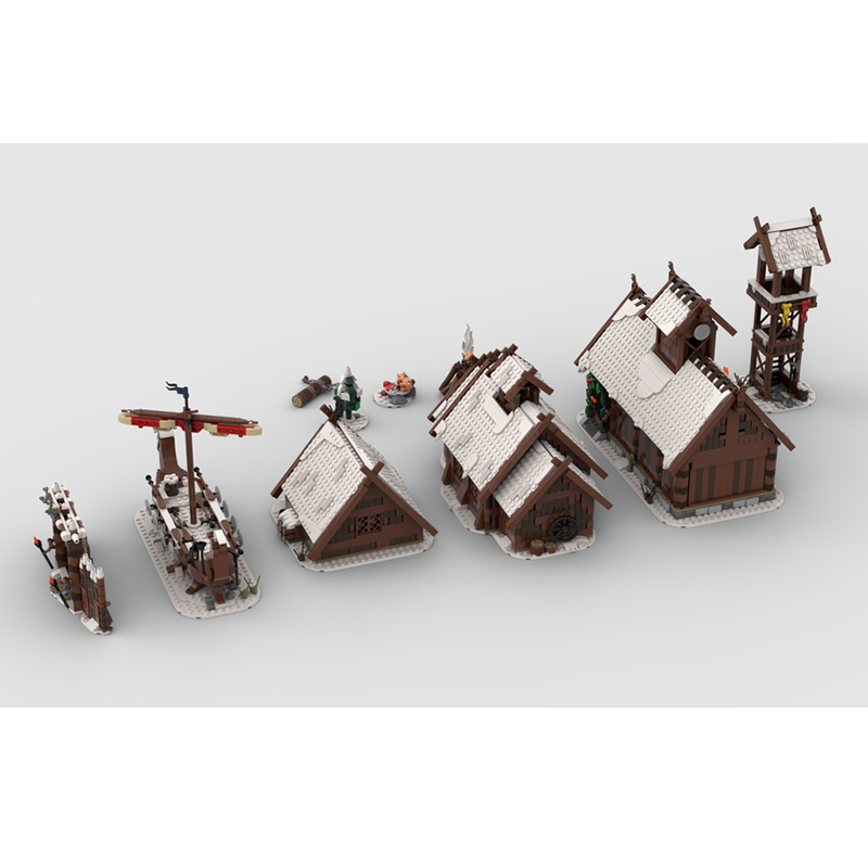 Moc The Winter Viking Village-marstoy