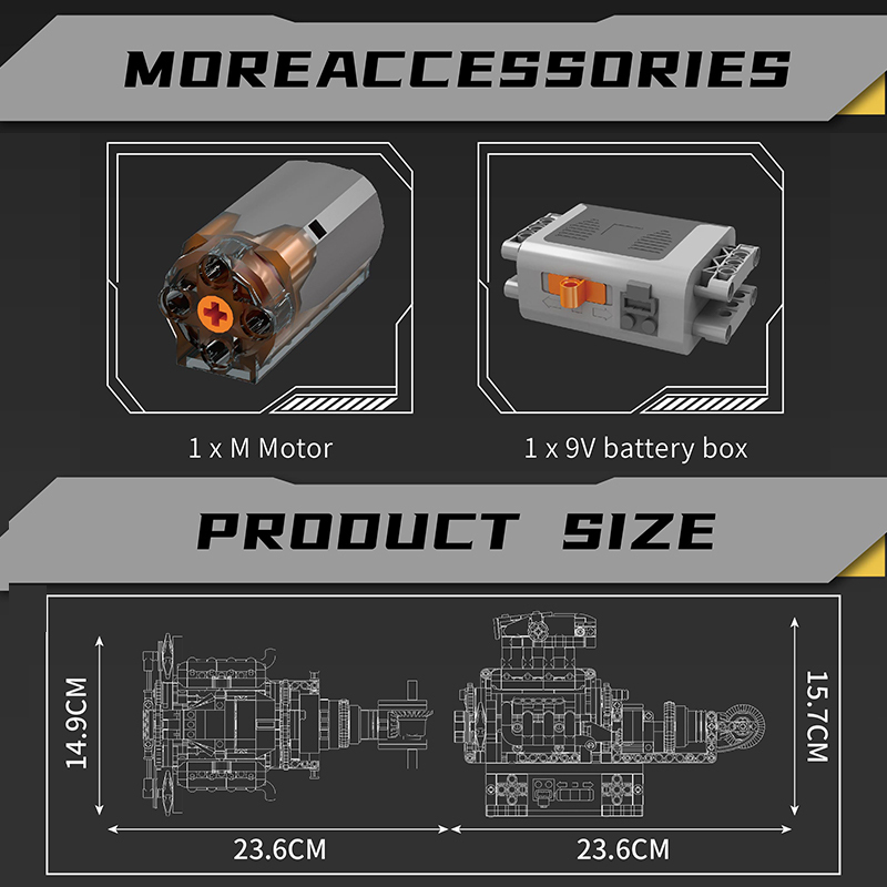 The MCL SuperCar V8 Engine-marstoy